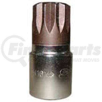 Vim Tools XZN114 Socket Driver Bit M14 XZN Triple Square Stubby Driver Socket Bit 3/8 In. Square Drive Forged