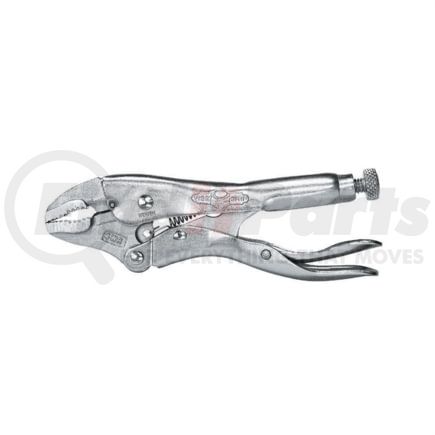 Vise Grip 4WR Pliers 4-Inch Curved Jaws Locking Pliers with Wire Cutter, 15/16-Inch Jaw Capacity