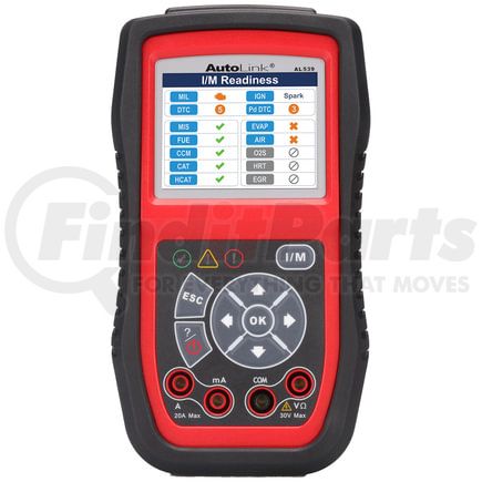 Autel AL539 Diagnostic Scan Tool Handheld OBDII Engine Code Reader and Electrical Circuit Testing Multimeter Tool