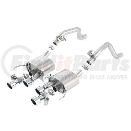Borla 11856 Exhaust System Kit Axle-Back Exhaust System - ATAK®