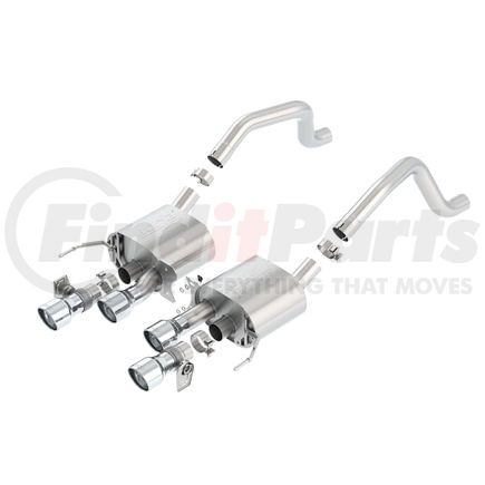 Borla 11905 Exhaust System Kit Axle-Back Exhaust System - ATAK®