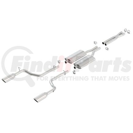 Borla 140125 Exhaust System Kit Cat-Back Exhaust System - S-Type