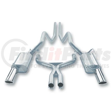 Borla 140176 Exhaust System Kit Cat-Back Exhaust System - Touring