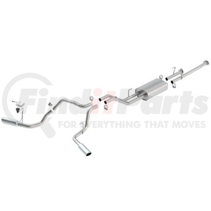 Borla 140332 Exhaust System Kit Cat-Back Exhaust System - Touring