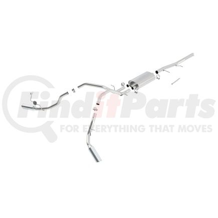Borla 140341 Exhaust System Kit Cat-Back Exhaust System - Touring