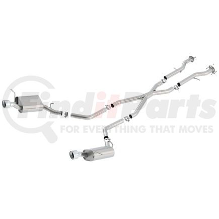 Borla 140449 Exhaust System Kit Cat-Back Exhaust System - S-Type