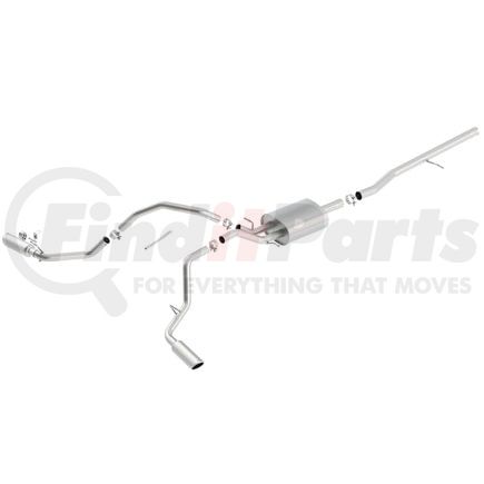 Borla 140544 Exhaust System Kit Cat-Back Exhaust System - Touring