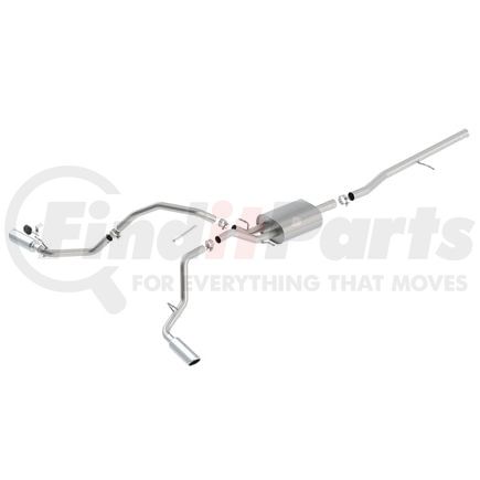 Borla 140545 Exhaust System Kit Cat-Back Exhaust System - S-Type