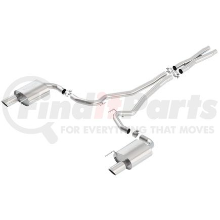 Borla 140590 Exhaust System Kit Cat-Back Exhaust System - S-Type