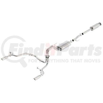 Borla 140615 Exhaust System Kit Cat-Back Exhaust System - S-Type