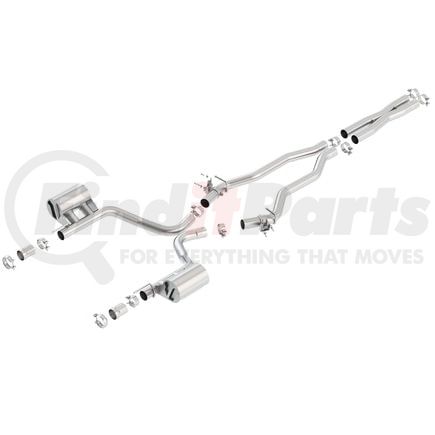 Borla 140641 Exhaust System Kit Cat-Back Exhaust System - ATAK®