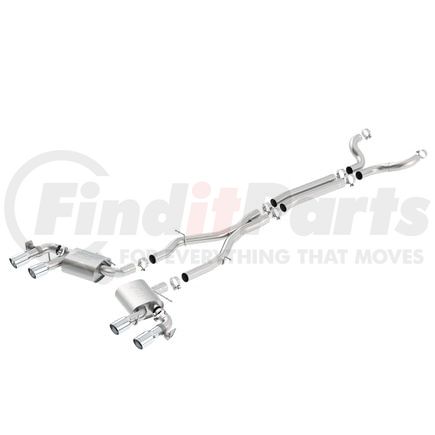 Borla 140726 Exhaust System Kit Cat-Back Exhaust System - S-Type