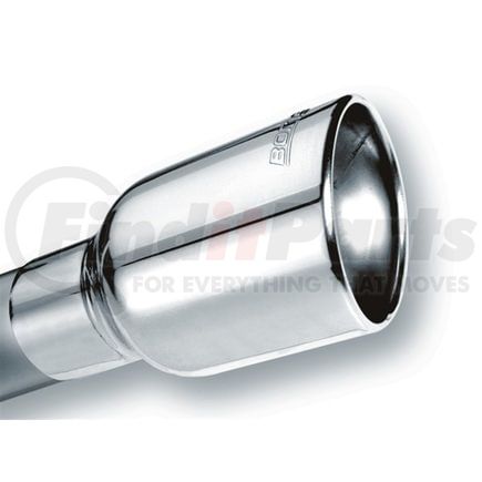 Borla 20156 Exhaust Tail Pipe Tip Universal Exhaust Tip - Single Round