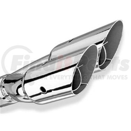 Borla 20213 Exhaust Tail Pipe Tip Universal Exhaust Tip - Dual Round