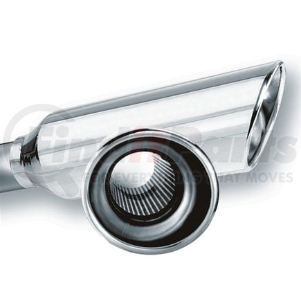 Borla 20248 Exhaust Tail Pipe Tip Universal Exhaust Tip - Single Round