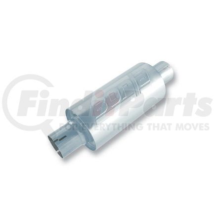 Borla 40842S Exhaust Muffler Specialty Muffler - Un-Notched Necks