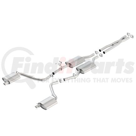 Borla 140686 Exhaust System Kit Cat-Back Exhaust System - ATAK®