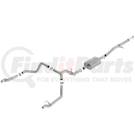 Borla 140769 Exhaust System Kit Cat-Back Exhaust System - S-Type
