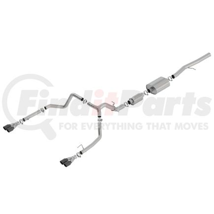 Borla 140774BC Exhaust System Kit Cat-Back Exhaust System - S-Type