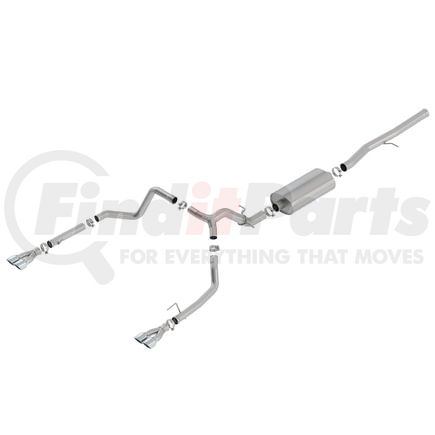 Borla 140782 Exhaust System Kit Cat-Back Exhaust System - Touring