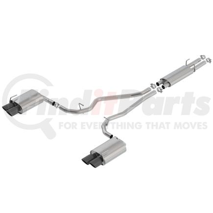 Borla 140820BC Exhaust System Kit Cat-Back Exhaust System - S-Type