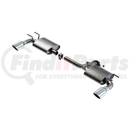 Borla 11970 Exhaust System Kit Axle-Back Exhaust System - S-Type