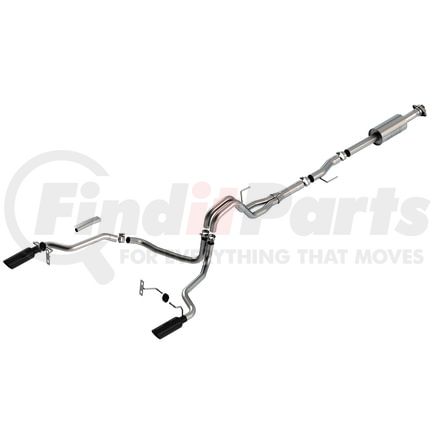 Borla 140863BC Exhaust System Kit Cat-Back Exhaust System - S-Type