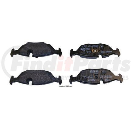 082-1235 by BECK ARNLEY - BRAKE PAD