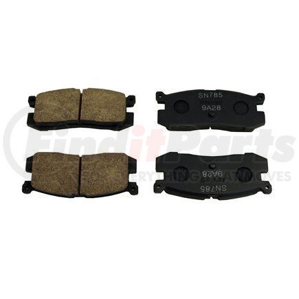 082-1357 by BECK ARNLEY - BRAKE PAD