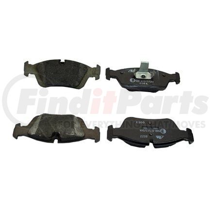 082-1484 by BECK ARNLEY - PREMIUM BRAKE PADS
