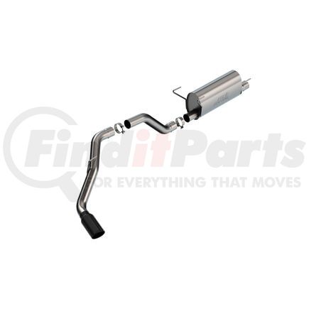 Borla 140851BC Exhaust System Kit Cat-Back Exhaust System - S-Type