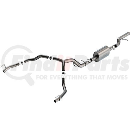 Borla 140890 Exhaust System Kit Cat-Back Exhaust System - S-Type