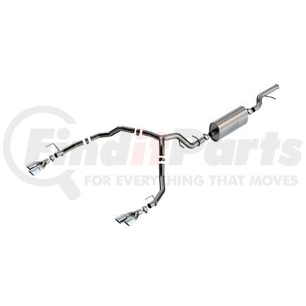 Borla 140856 Exhaust System Kit Cat-Back Exhaust System - Touring