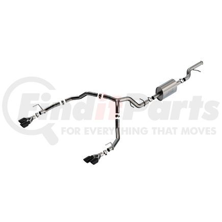 Borla 140857BC Exhaust System Kit Cat-Back Exhaust System - S-Type