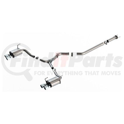Borla 140907 Exhaust System Kit Cat-Back Exhaust System - S-Type