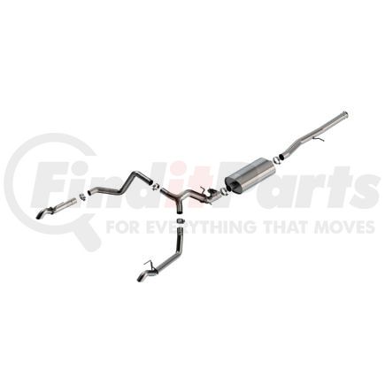 Borla 141002 Exhaust System Kit Cat-Back™ Exhaust System - Touring