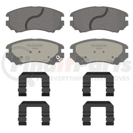 Wagner OEX924 Disc Brake Pad Set OEX Ceramic Brake Pad