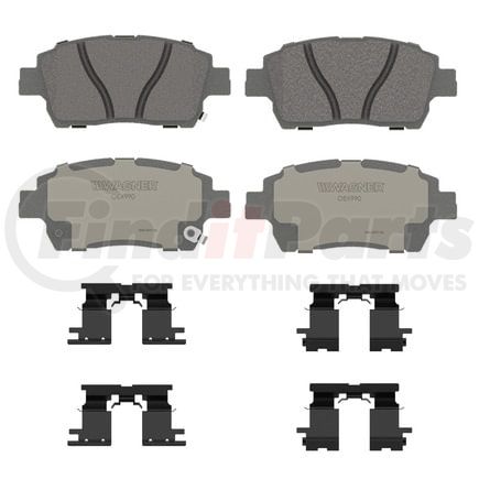 Wagner OEX990 Disc Brake Pad Set OEX Ceramic Brake Pad
