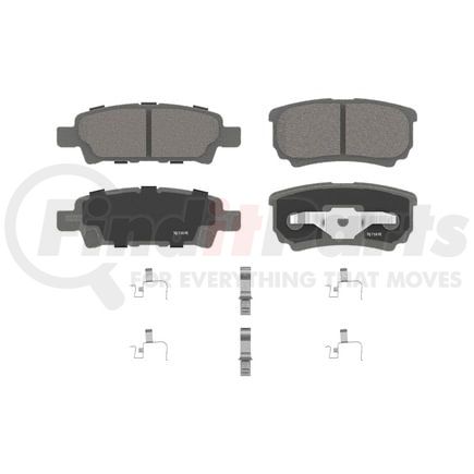 Wagner PD1037 Disc Brake Pad Set Wagner Brake ThermoQuiet PD1037 Ceramic Disc Brake Pad Set