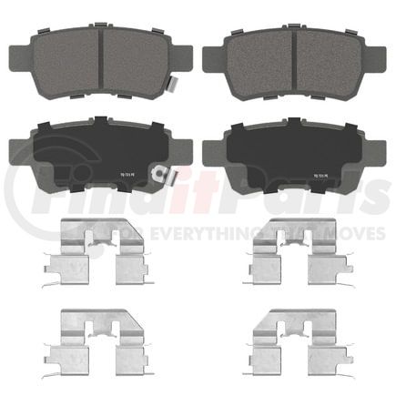 Wagner PD1088 Disc Brake Pad Set Wagner Brake ThermoQuiet PD1088 Ceramic Disc Brake Pad Set