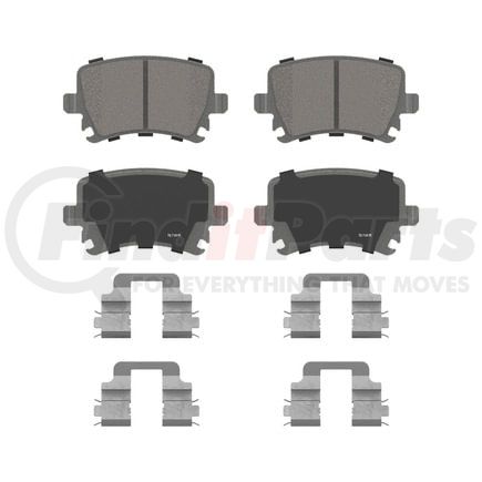 Wagner PD1108 Disc Brake Pad Set Wagner Brake ThermoQuiet PD1108 Ceramic Disc Brake Pad Set