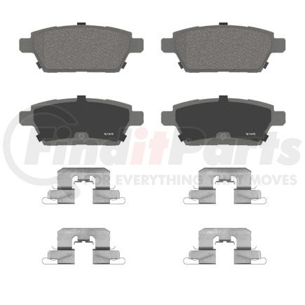 Wagner PD1161 Disc Brake Pad Set Wagner Brake ThermoQuiet PD1161 Ceramic Disc Brake Pad Set