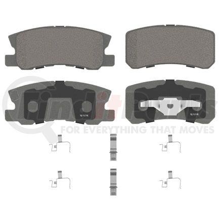 Wagner PD868 Disc Brake Pad Set Wagner Brake ThermoQuiet PD868 Ceramic Disc Brake Pad Set