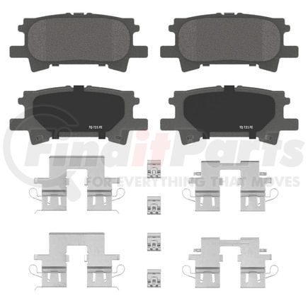 Wagner PD996 Disc Brake Pad Set Wagner Brake ThermoQuiet PD996 Ceramic Disc Brake Pad Set
