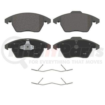Wagner QC1107B Disc Brake Pad Set Wagner Brake ThermoQuiet QC1107B Ceramic Disc Brake Pad Set