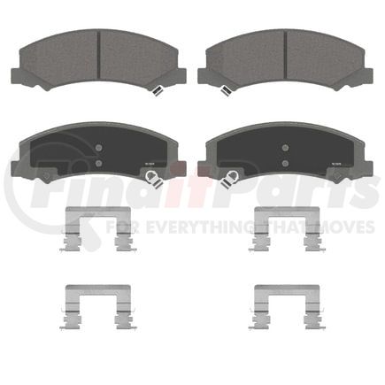 Wagner QC1159 Disc Brake Pad Set Wagner Brake ThermoQuiet QC1159 Ceramic Disc Brake Pad Set
