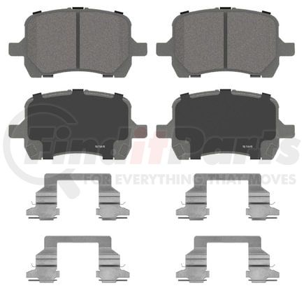 Wagner QC1160 Disc Brake Pad Set Wagner Brake ThermoQuiet QC1160 Ceramic Disc Brake Pad Set