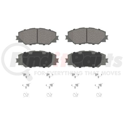 Wagner QC1210 Disc Brake Pad Set Wagner Brake ThermoQuiet QC1210 Ceramic Disc Brake Pad Set