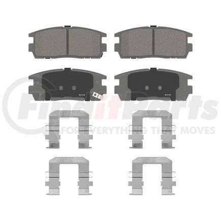 Wagner QC1275 Disc Brake Pad Set Wagner Brake ThermoQuiet QC1275 Ceramic Disc Brake Pad Set
