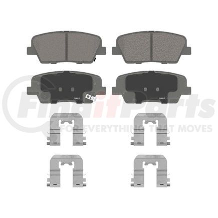 Wagner QC1284 Disc Brake Pad Set Wagner Brake ThermoQuiet QC1284 Ceramic Disc Brake Pad Set